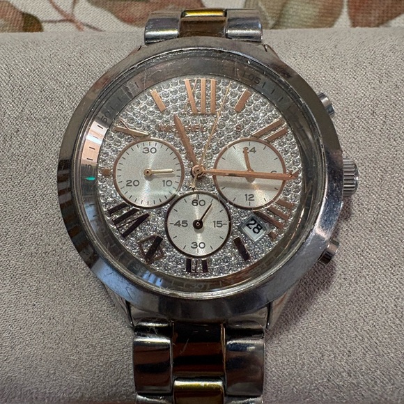 Michael Kors Silver and Gold Women's Watch - Picture 1 of 6